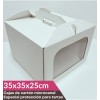 Caja para Tartas 35x35x25cm Blanca