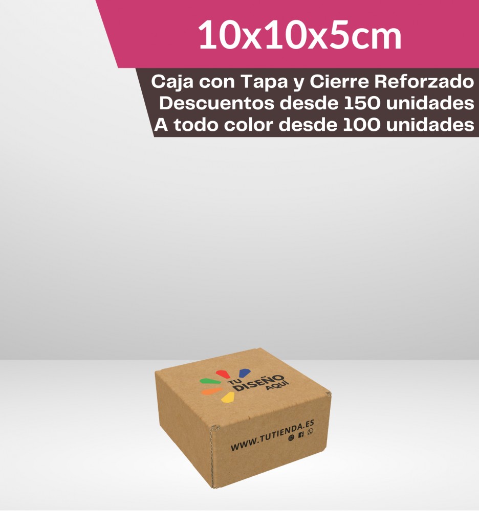 Caja 10x10x5cm Personalizada