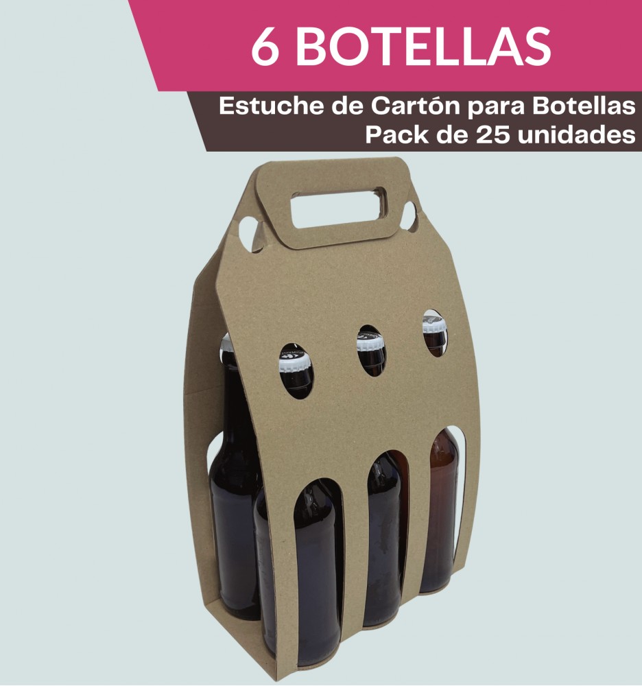 Estuche 6 Botellas - 25 Unidades