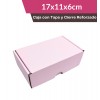 17x11x6cm / Pack de 5 Cajas / Caja Postal Rosa