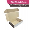 29x20.5x8.5cm / Pack de 10 Cajas / Caja Postal Blanca